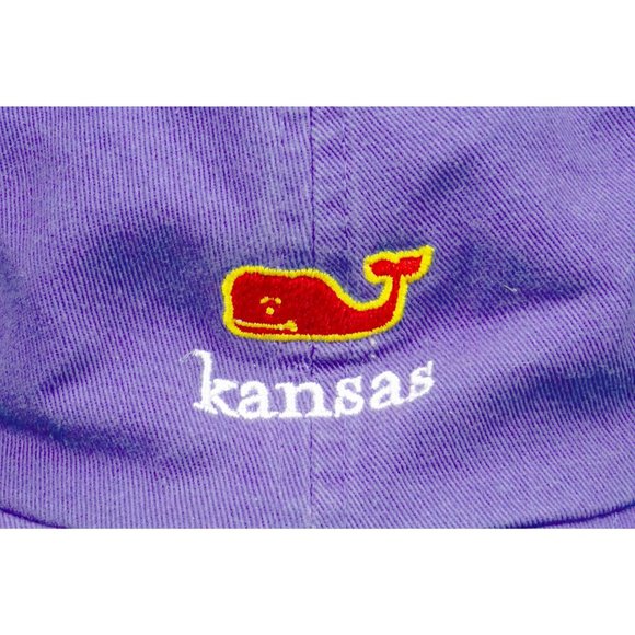 Vinyard Vines Red Whale Kansas Adjustable Hat - OS - Picture 5 of 6